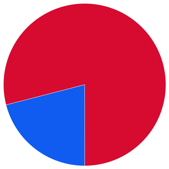 large pie chart