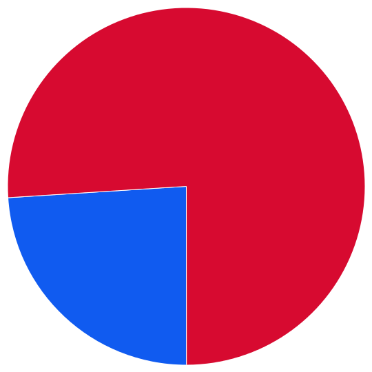 large pie chart