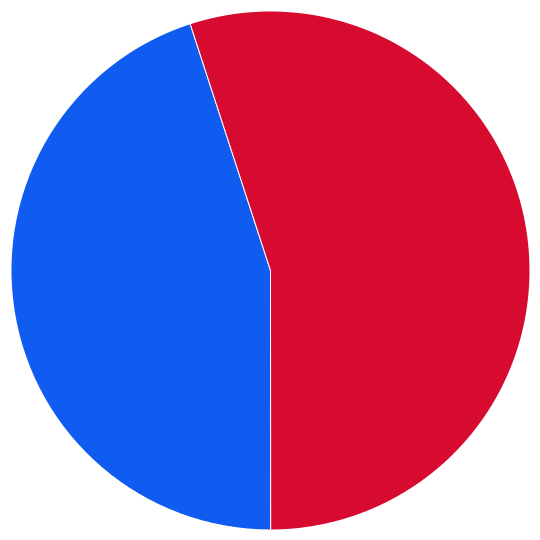 large pie chart