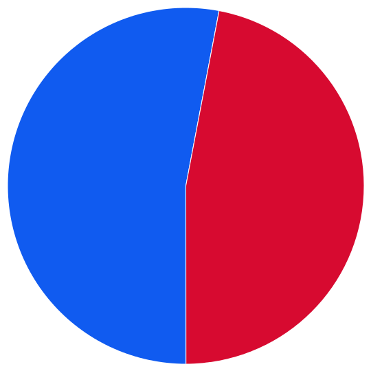 large pie chart