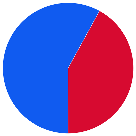large pie chart