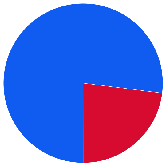 large pie chart