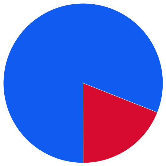 large pie chart
